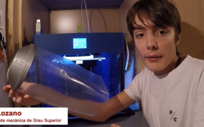 Salesianos Sarrià fabrica pantallas de protección con impresoras 3D